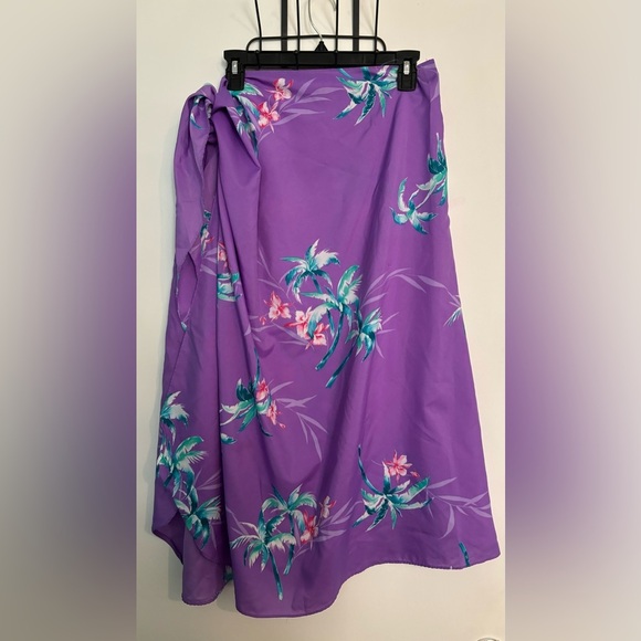 Royal Creations Womens Sarong Made in Hawaii Polyester Tropical Print One Size - Picture 4 of 7